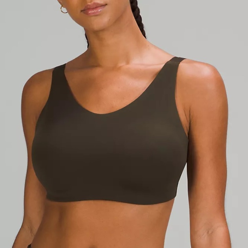 NWT lululemon “in alignment” bra - olive green 40DDD